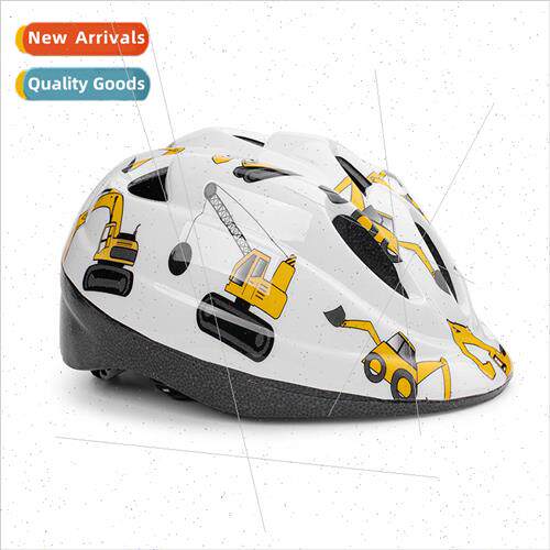 Childrens helmet imitation one-piece molding balance bike wh