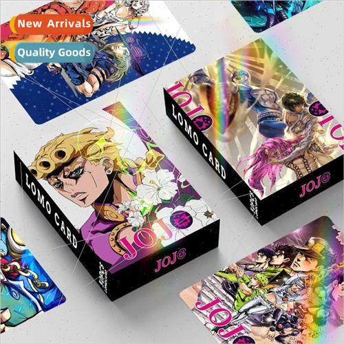 Laser flash card JOJO double-sided 30 small cards anime surr