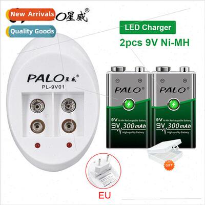 9V Rechargeable Battery Wireless Microphone KTV Instrumentat