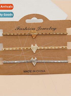 23 years spring new exotic lurex hand-woven beaded love coup