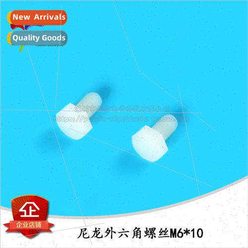 Nylon hexagon socket head cap screws M6*10 Plastic hexagon s