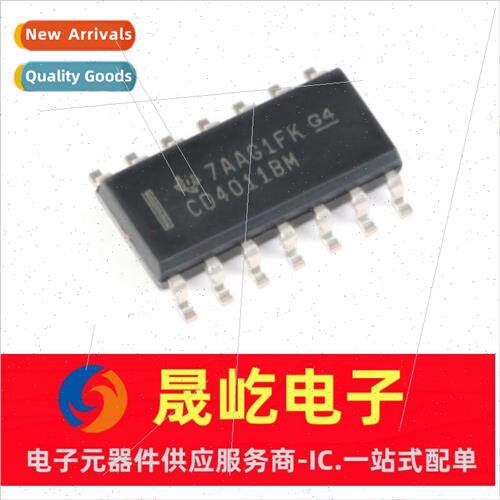 New al CD4011BM96 SOIC-14 CMOS Quad 2-Input & Negative Gate