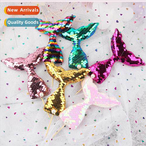 Party Baking Cake Decoration Inserts Pearl Sequins Mermaid T