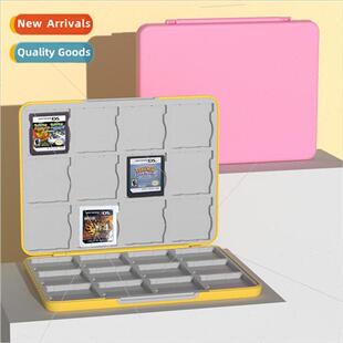 3DS Cassette Organizer 24pcs licone Card Case Large Capacity