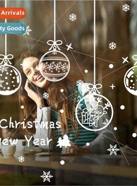 Christmas snowflake wall stickers ABQ6003 Christmas  windows