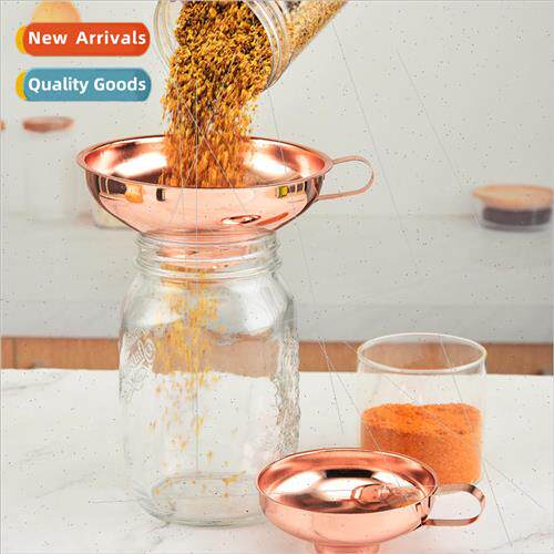 Stainless steel wide mouth funnel salad dressing large diame