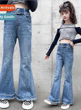 Childrens jeans 适用 girls in the fall section of the fashio