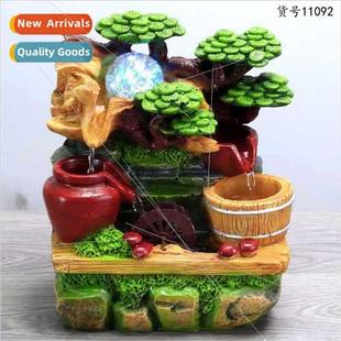 feng shui wheel Rockery business water fountain cele running