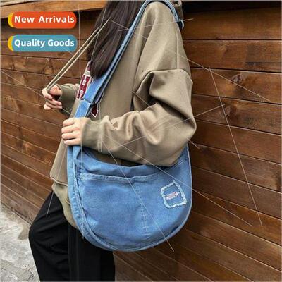 Washed Denim Bags Female New Hundred Girls Shoulder Crossbod