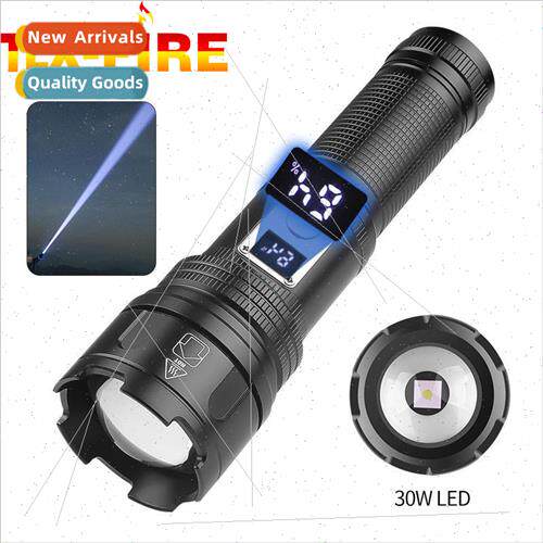 30wLED white laser flashlight long-distance shooting digital