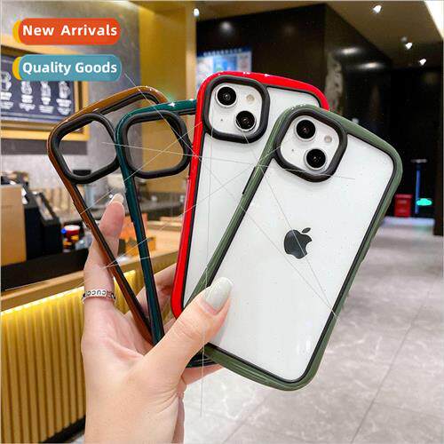 适用 Apple 14ProMax Phone Case 13 Creative PC Transparent 12