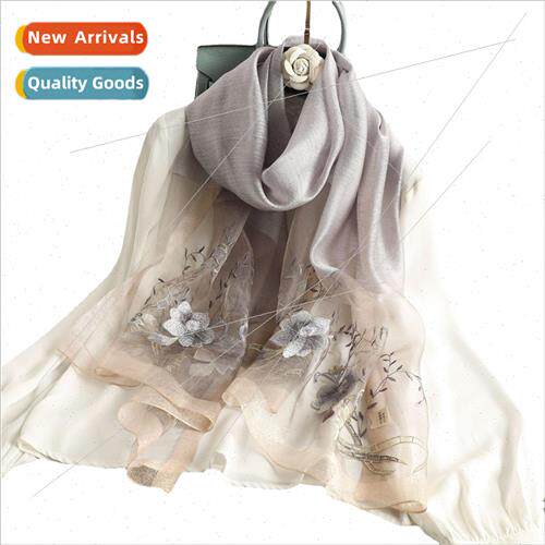 Autumn and winter mulberry silk silk scarf boutique silk woo
