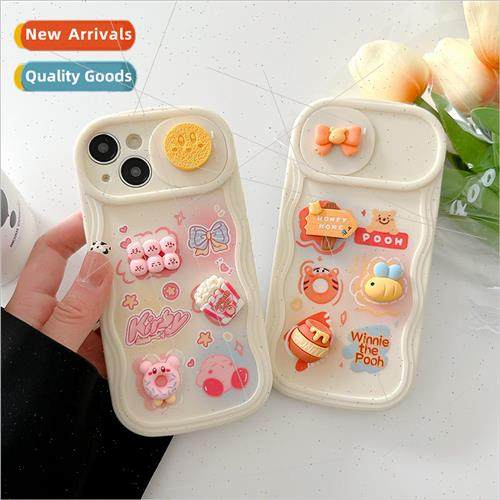 Girls cartoon three-dimensional donuts 适用 iPhone 12/15ProM