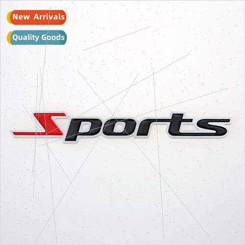 SPORTS Sport Modified Car Emblem 3D three-dimensional modifi