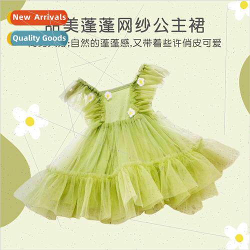 Baby girl dresses summer sweet princess dress sleeveless cut