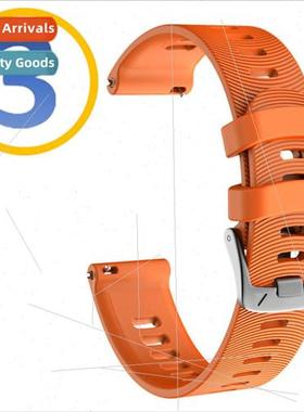 适用 Gamin 适用erunner245M /245 Silicone Strap Stainless Ste