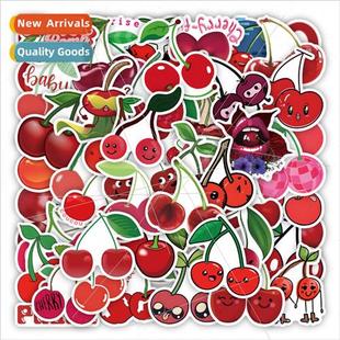 cherry stickers repeating fruit cartoon decorativ pcs