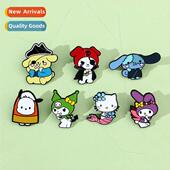 quirky COS Dog Sanrio Sup Pudding pin Kulome Creative Pirate