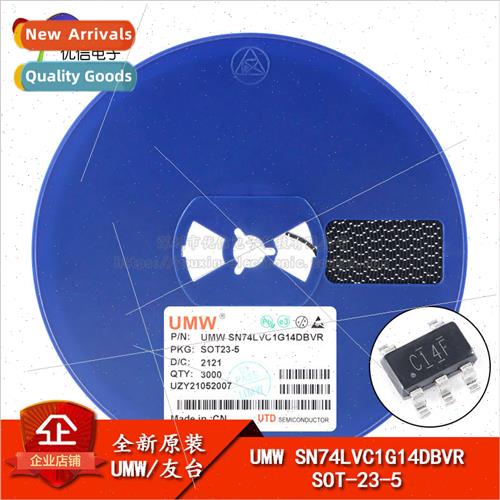 UMW SN74LVC1G14DBVR SOT-23-5 Schmitt Trigger Non-gate Logic