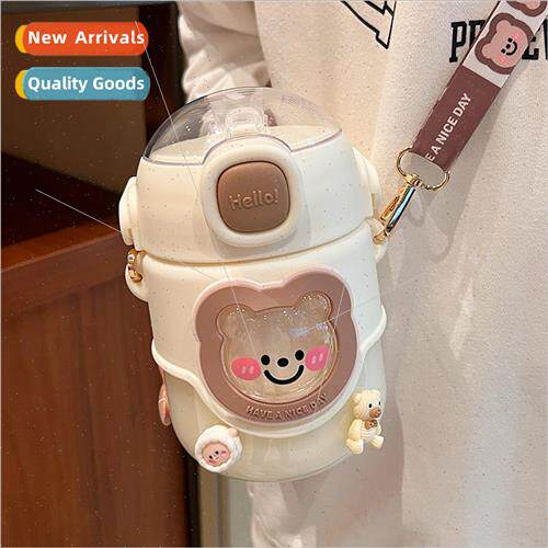 Creative water cup high-color value girls large-capacity pla
