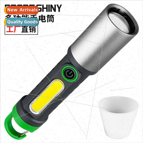 New white laser flashlight rechargeable long-distance shooti