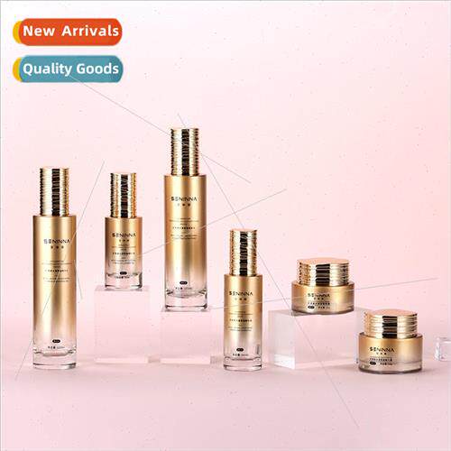 EVERGLASS round thick bottom skincare package toner lotion s