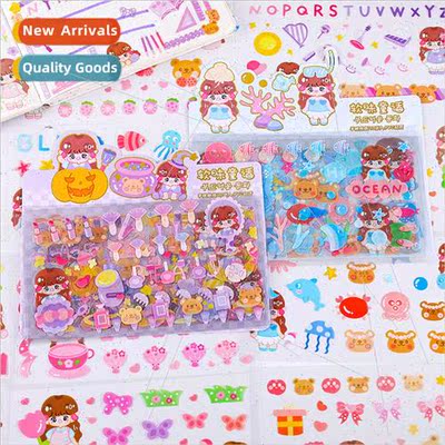 Soft flavor fairy tale handbook stickers children cartoon ha