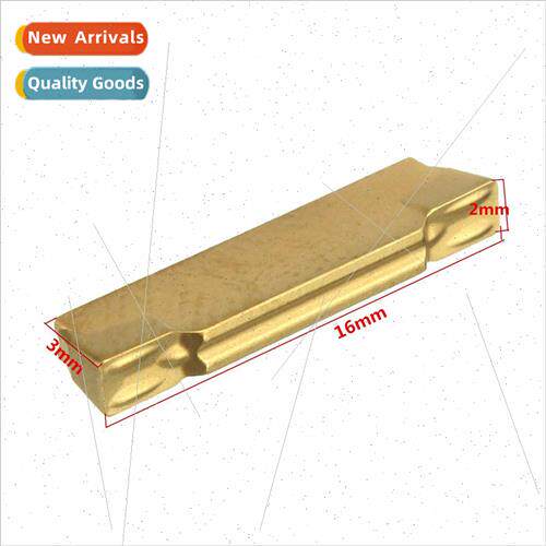 10pcs Carbide Tipped Inserts 适用 MGEHR/MGIVR Slotting Tool