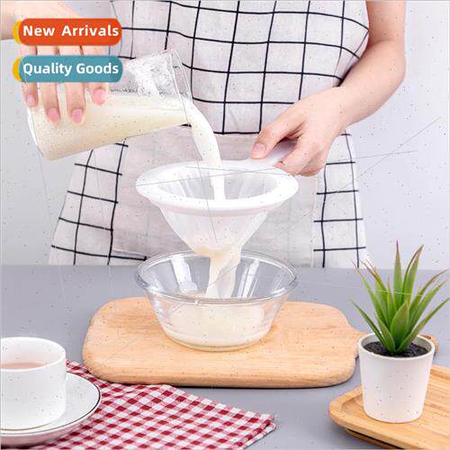 Soymilk strainer sieve ultra-fine juice filter household red