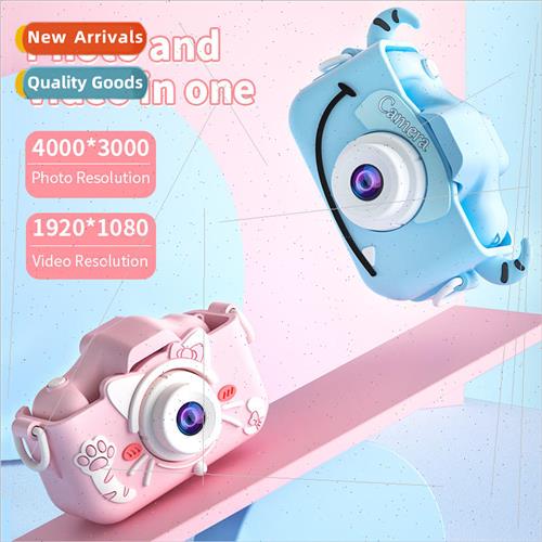 2000W HD Pixel Cat Kids Camera Front Rear Dual Camera Cardle