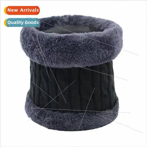 Neck cover mens winter warm fleece padded thickened neck sca