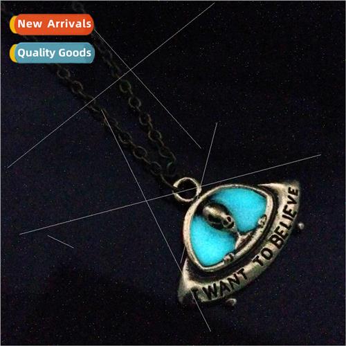2017 New Fashion Personalized UFO Alien Spaceship Pendant mi