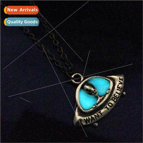 2017 New Fashion Personalized UFO Alien Spaceship Pendant mi