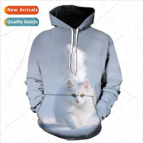 New Animal Cat 3D Digital Printing Fashion Cat Athletic Casu