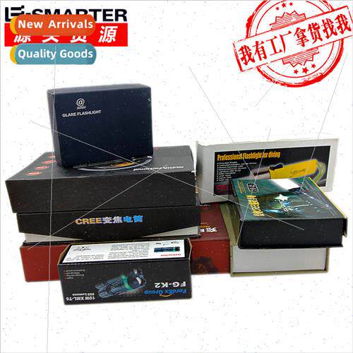 Strong light flashlight universal folding gift box flashligh