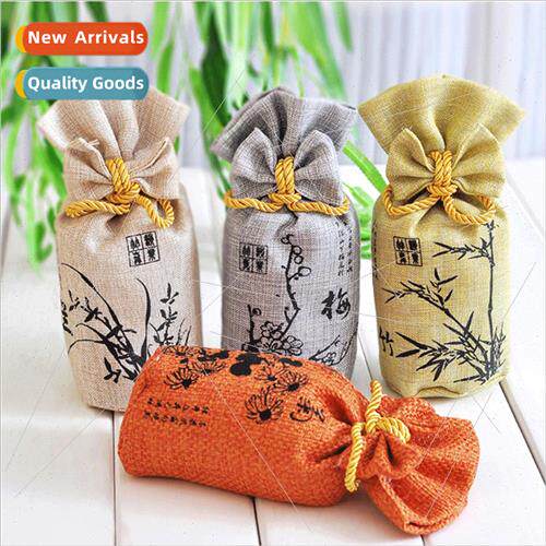 Plum orchid bamboo chrysanthemum charcoal bag Car bamboo cha