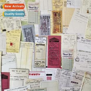 sticky note journal pcs pack vintage material junk ticket