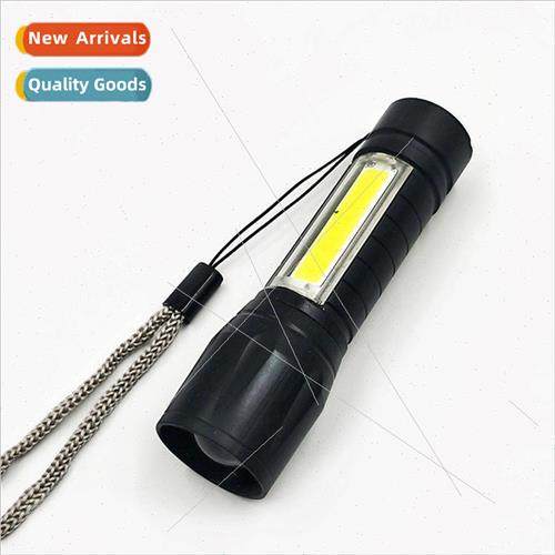 Bright flashlight mini USB rechargeable flashlight multifunc