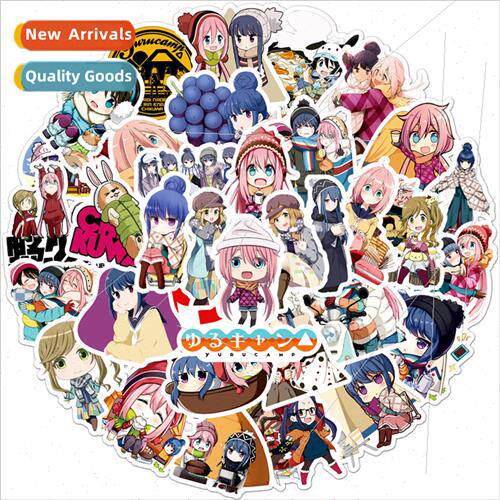 50 new rocking camping graffiti stickers trolley case laptop