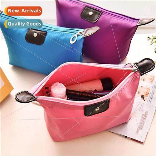 Travel Ladies Dumpling Cosmetic Bag Folding Dumpling Cosmeti
