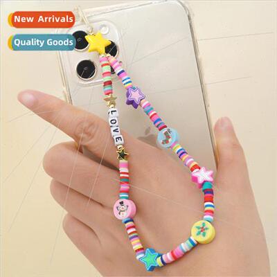 New Christmas elements simple pentagram soft ceramic rainbow