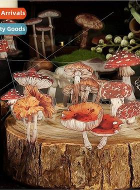 PET sticker pack Mountain 适用est Fun Series Creative Mushro