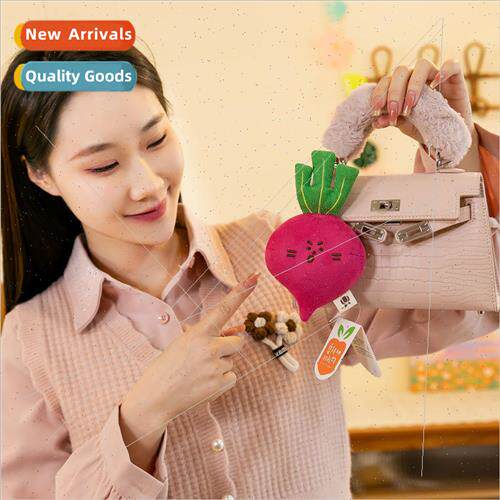 Cute creative vegetable corn cucumber carrot plush pendant k