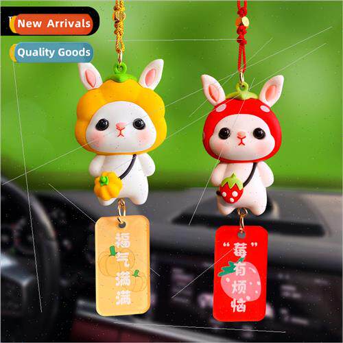 cartoon dorky rabbit fruit and vegetable pendant female crea