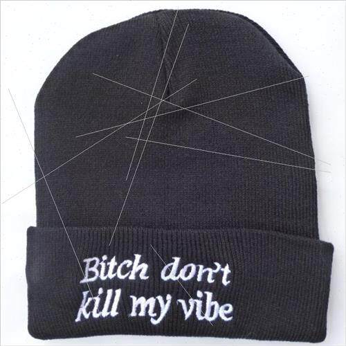 Spoof cap Bitch don`t kill my vibe hip hop set dance cap hip
