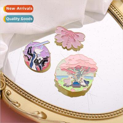 Sakura ght Brooch Metal Badge Pin Accessories Cartoon Periph