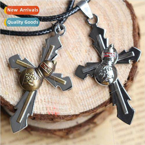 Peripheral Anime Naruto I Love You Cross Necklace Naruto Lov
