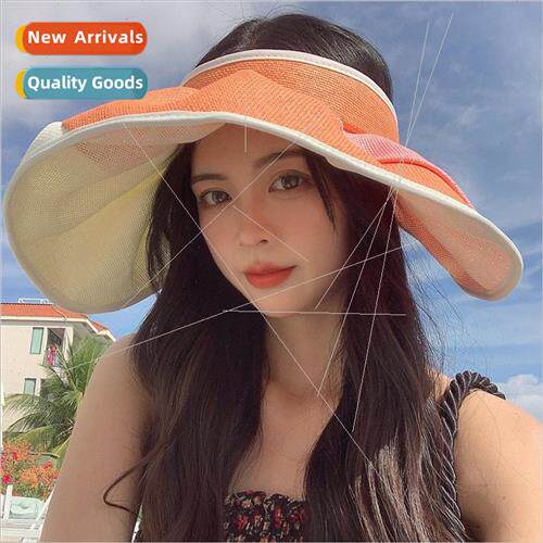 Face large brim sun hat sun hat sun hat collision color shel