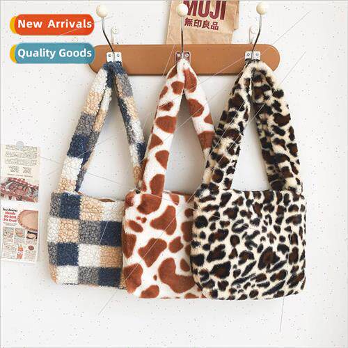 2021 fall and winter new Japanese Korean hairy bag female ba