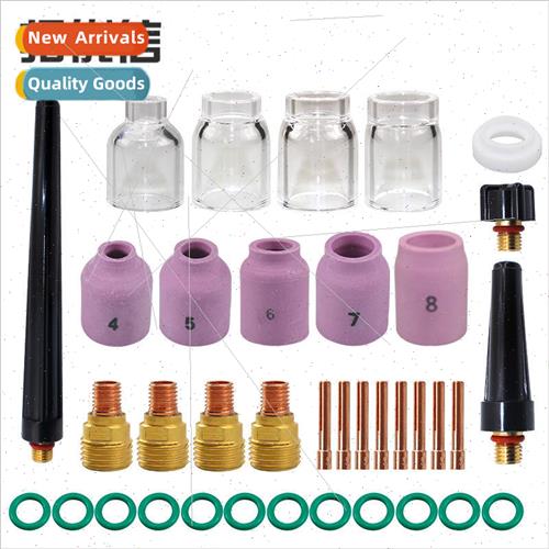35-piece TIG Stubby Gas Lens 适用 WP9 WP20 WP25 TIG Torch